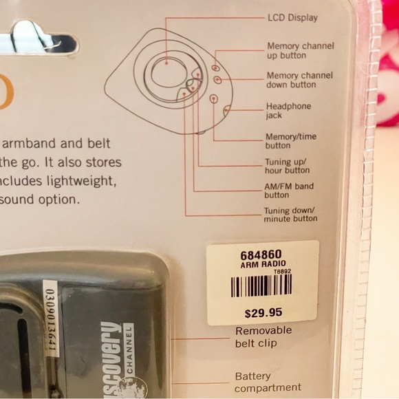 Discovery Channel Vintage 2003 Digital Armband Radio Workout Athletic NEW - Picture 4 of 4